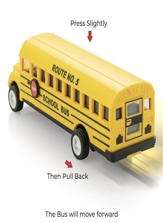 Fair School Bus Yellow | Pull Along Toy | No Remote No Batteries | for Age 5 Years and Above - Image 4